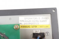 FANUC OPERATOR S PANEL A04B-0234-C203 inkl. A20B-8001-0721/02A gebraucht