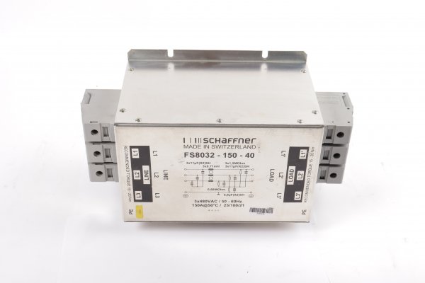 SCHAFFNER Netzfilter FS8032-150-40 FS8032 - 150 - 40 gebraucht