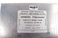 Siemens SIMODRIVE 611 NETZFILTER 6SN1111-0AA01-1AA0...
