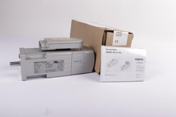FESTO Servomotor EEMS-AS-55-M-LS-TM Mat.Nr. 550111 #used