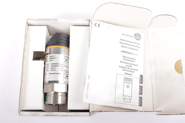 ifm electronic Drucksensor PN5002 PN-100-SBR14-HFPKG/US/ /V #new open box