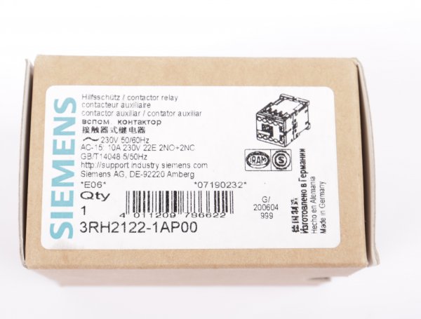 Siemens Hilfsschütz 3RH2122-1AP00 #new open box