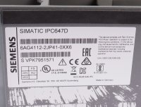 Siemens SIMATIC IPC647D 6AG4112-2JP41-0XX6 #used