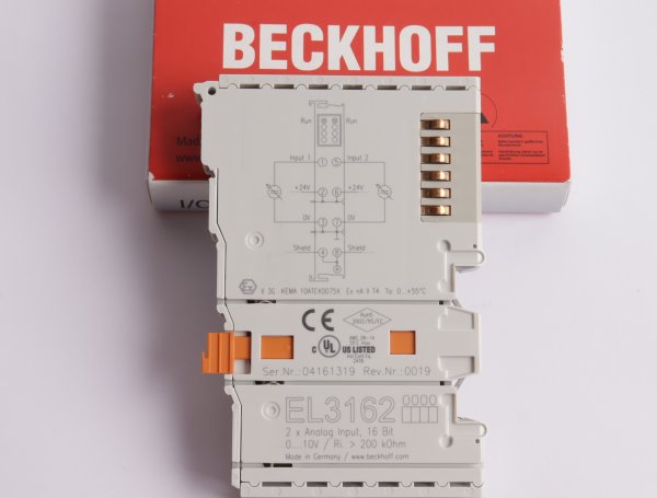 Beckhoff 2-Kanal-Analog-Eingangsklemme EL3162 #new open box