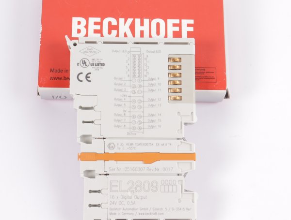 Beckhoff 16-Kanal-Digital-Ausgangsklemme EL2809 #new open box