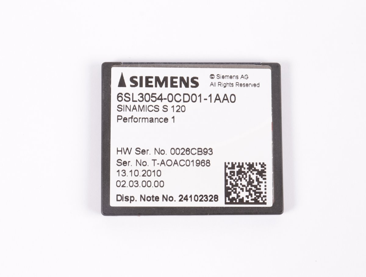 Siemens SINAMICS S 120 CompactFlash Card 6SL30540CD011AA0 used, 219,00