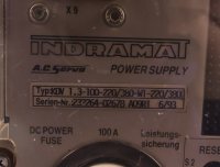 INDRAMAT AC Servo Power Supply KDV...