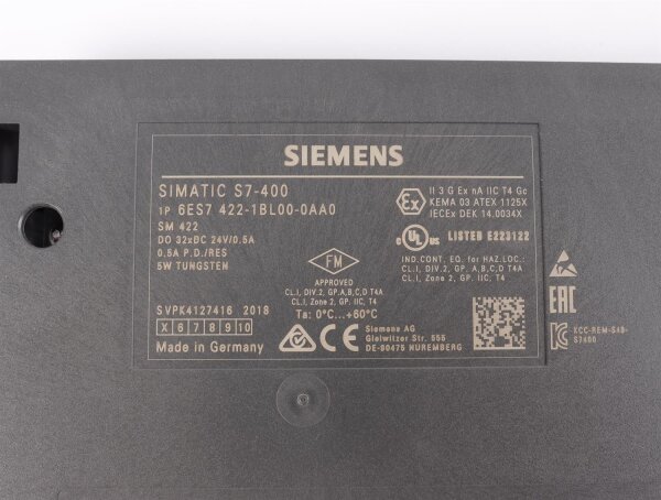 Siemens SIMATIC S7-400 Digitalausgabe SM 422 6ES7422-1BL00-0AA0 #used