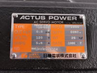 NIKKI DENSO Actus Power AC Servo Motor NA20-75F-10-G99 0.8 KW mit Encoder EK10-PL5 aus MITSUI SEIKI #used