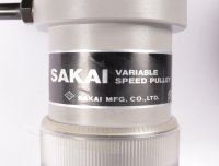 SAKAI Variable Speed Pulley Variomatic-Getriebe P-37 306782 V6-3706 dia.20cm V-3708 dia.23cm Speed Ratio 1:6 #new w/o box