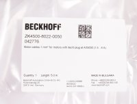 Beckhoff Motorkabel ZK4500-8022-0050 042776 Länge 5,0m #new sealed