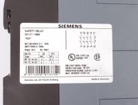 Siemens SIRIUS Sicherheitsschaltgerät Ausgangserweiterung 4RO 3SK1211-1BB40 #used