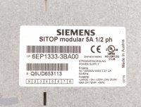 Siemens SITOP PSU200M 5 A Geregelte Stromversorgung 6EP1333-3BA00 #used