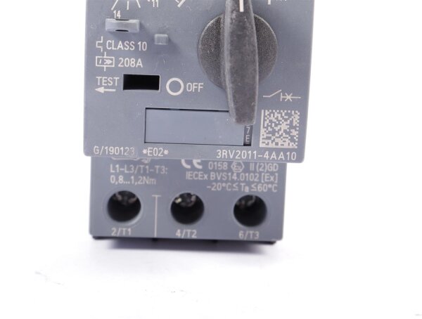 Siemens SIRIUS Leistungsschalter 3RV2011-4AA10 #used