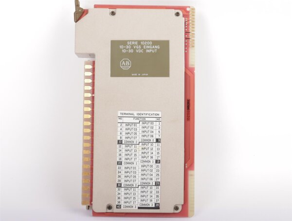 Allen-Bradley Serie 10200 10-30 VDC Input Module #used