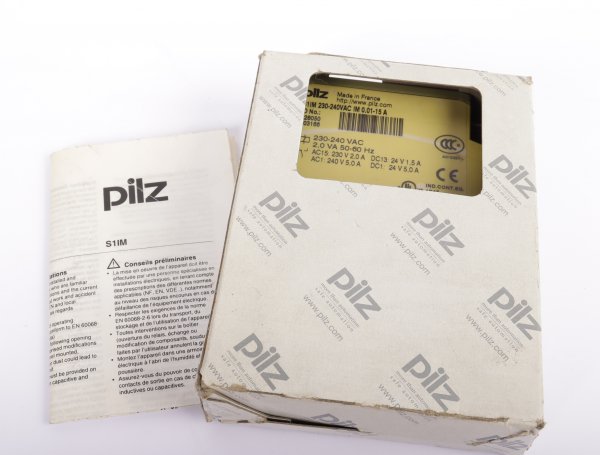 PILZ S1IM 230-240VAC IM 0.01-15A 828050 #new open box