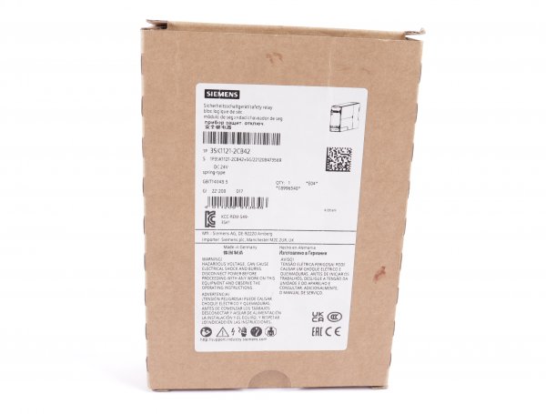 Siemens SIRIUS Sicherheitsschaltgerät 3SK1121-2CB42 #new open box