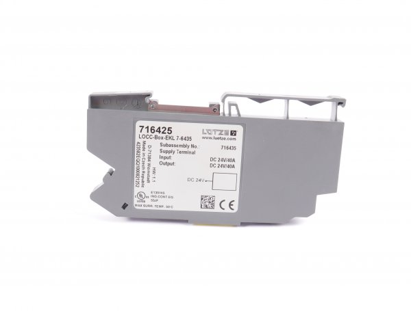 Lütze LOCC-Box EKL 7-6435 716425 Einspeiseklemme #used