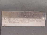 Siemens AC-VSA-Motor 1FT5076-0AK71-2 #used