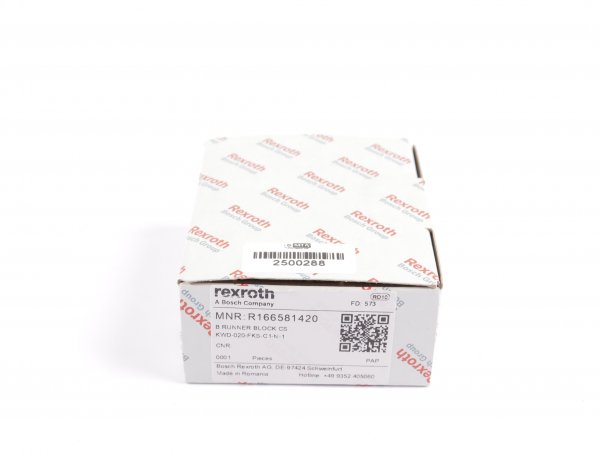 REXROTH B Runner Block CS KWD-020-FKS-C1-N-1 R166581420  #new open box