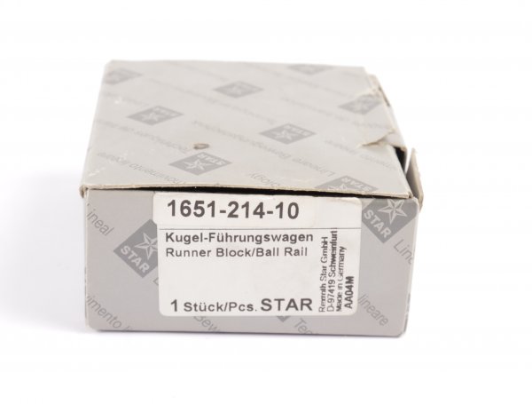 REXROTH Kugel-Führungswagen 1651-214-10 #new open box