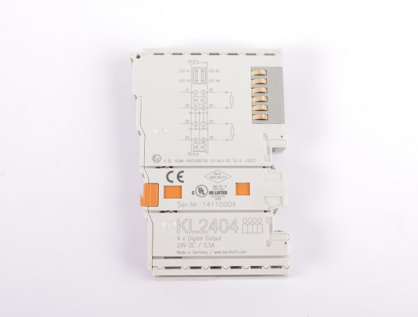 Beckhoff 4-Kanal-Digital-Ausgangsklemme KL2404 #used