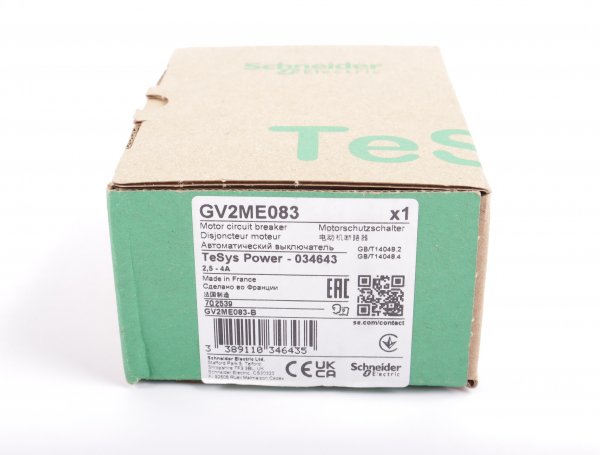 Schneider Electric GV2ME083 TeSys Power 034643 #new open box