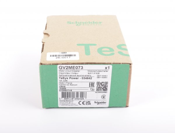 Schneider Electric Motorschutzschalter TeSys Power 034642 GV2ME073 #new open box