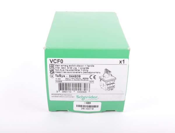 Schneider Electric Not-Aus-Hauptschalter 3 polig TeSys 044939 VCF0 #new open box