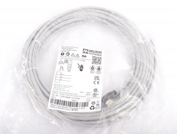 Murr Elektronik Kabel 7000-08081-2101000 MSGL0-R210 56411 10m #new sealed