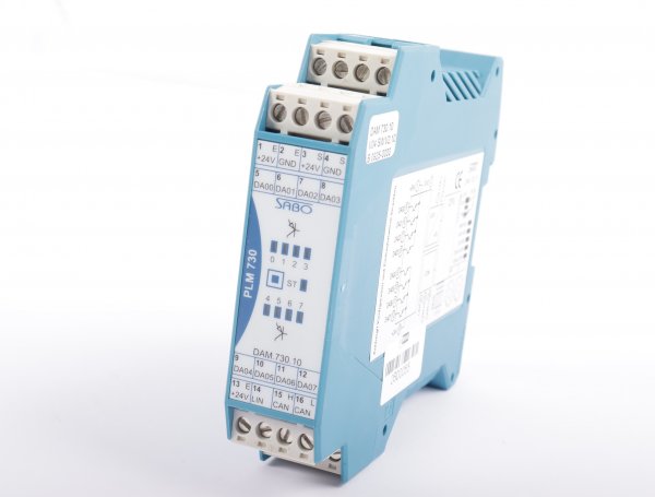 SABO Ausgangsmodul PLM 730 DAM.730.10 V04 SW:V2.10 #used