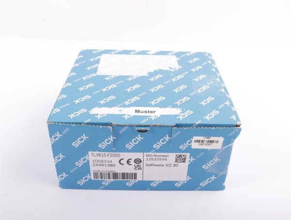 SICK Barcode Scanner CLV615-F2000 1058334 Software V2.30 #new open box